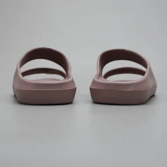 Bombas Ladies 8 Friday Slides Dusty Rose Pink Sandals Slip-on Mules 2-strap Shoe - Picture 3 of 12
